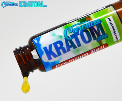 Closeup of Carolina Kratom Gold 45